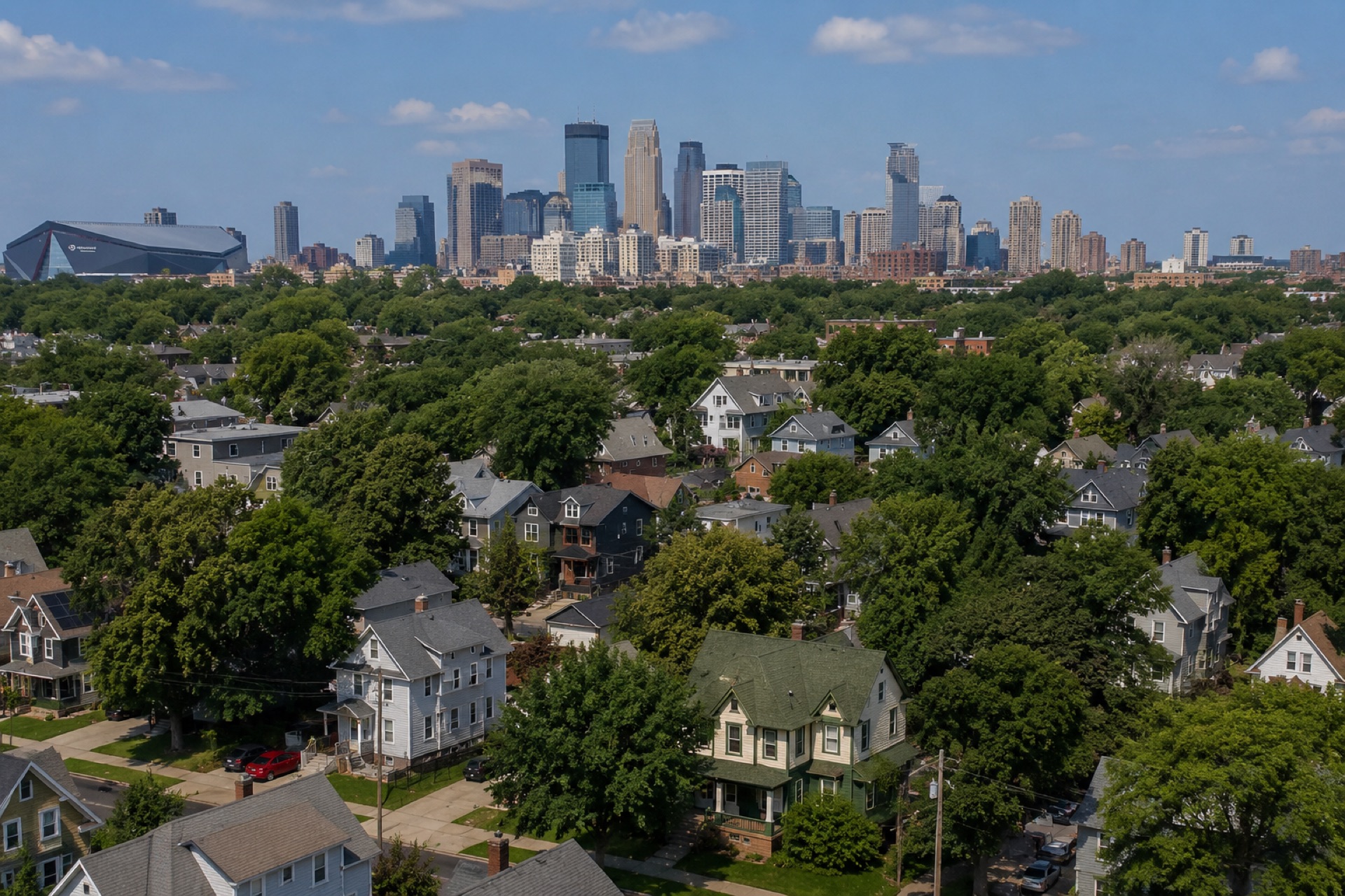Minneapolis skyline — home of Levitated Cannabis
